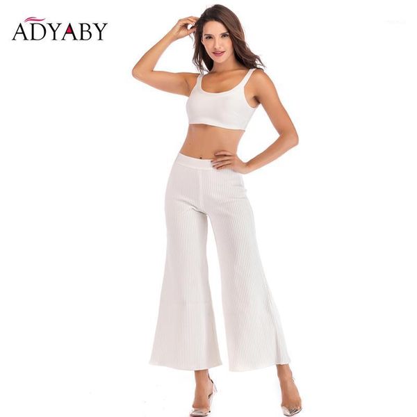 two piece set women and pants summer 2021 fashion white corp bandage celebrity party solid flare high waist women's tracksuits, Gray
two piece set women and pants summer 2021 fashion white corp bandage celebrity party solid flare high waist women's tracksuits, Gray