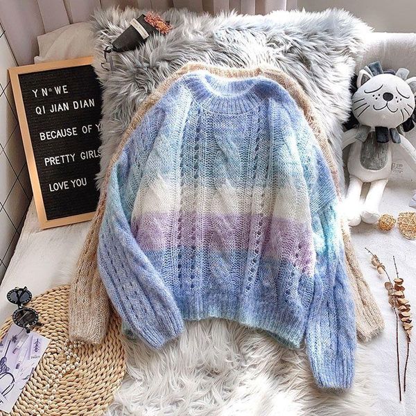 women's sweaters women rainbow color leisure knitted sweater autumn winter pullovers female bottoming shirts lady knitting jumpers, White;black
women's sweaters women rainbow color leisure knitted sweater autumn winter pullovers female bottoming shirts lady knitting jumpers, White;black
