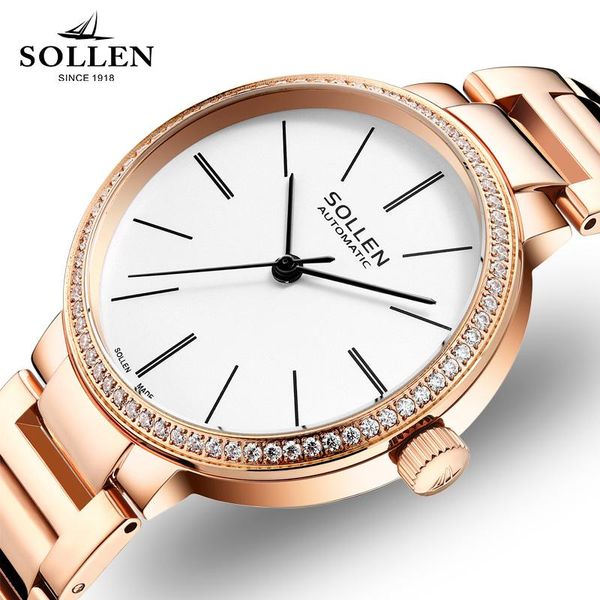 wristwatches brand rose gold women watches ladies clock girl casual automatic mechanical watch steel bracelet wristwatch montre femme, Slivery;brown
wristwatches brand rose gold women watches ladies clock girl casual automatic mechanical watch steel bracelet wristwatch montre femme, Slivery;brown