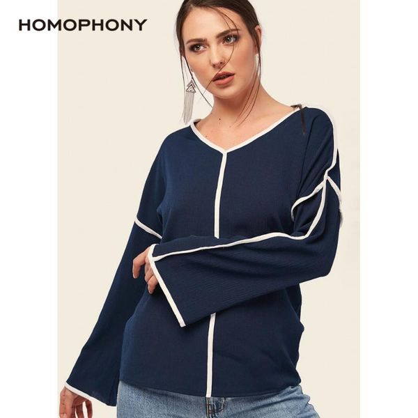 women's blouses & shirts homophiny chiffon blouse women flare sleeve long plus size shirt spring autumn casual and patchwork blusas, White
women's blouses & shirts homophiny chiffon blouse women flare sleeve long plus size shirt spring autumn casual and patchwork blusas, White