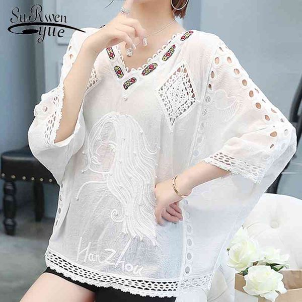 summer blouse for women white shirts batwing sleeve plus size s and s 4483 50 210508
summer blouse for women white shirts batwing sleeve plus size s and s 4483 50 210508