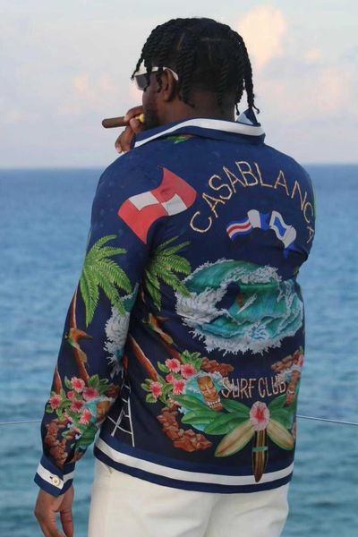casablanca men's casual shirts 2021 new surfing lazy wind silk satin long sleeve shirt men and women's fashion brand, White;black
casablanca men's casual shirts 2021 new surfing lazy wind silk satin long sleeve shirt men and women's fashion brand, White;black