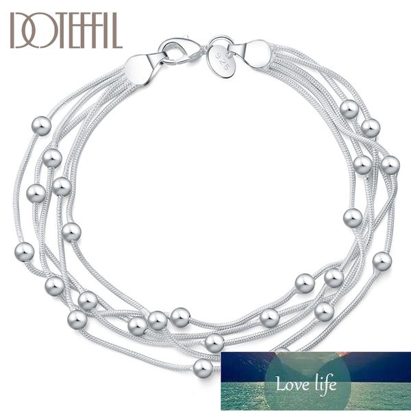 doteffil 925 sterling silver five snake chain grape beads bracelet for women wedding engagement party fashion jewelry factory price expert d, Black
doteffil 925 sterling silver five snake chain grape beads bracelet for women wedding engagement party fashion jewelry factory price expert d, Black