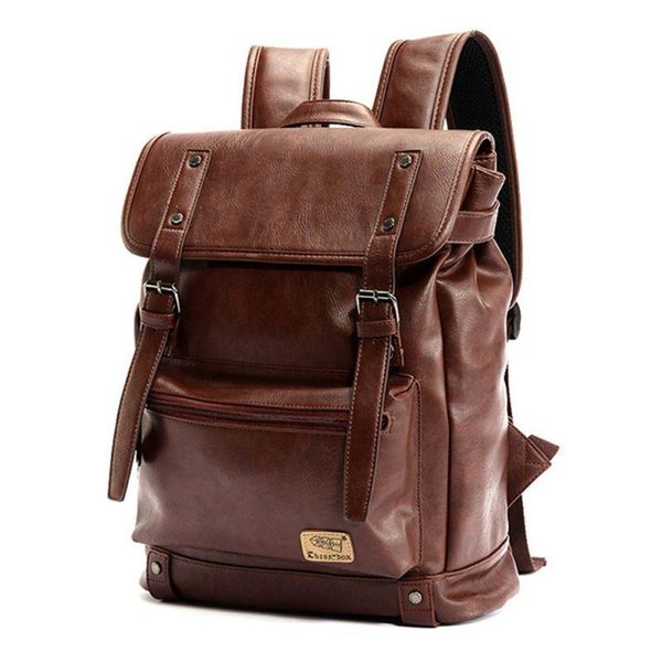backpack retro pu leather backpacks outdoor travel rucksack school shoulder bag lapbookbag for men
backpack retro pu leather backpacks outdoor travel rucksack school shoulder bag lapbookbag for men