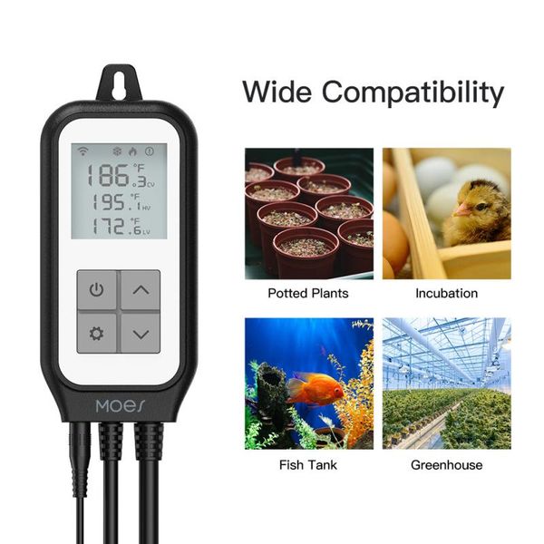 smart home control tuya wifi digital temperature thermostat outlet plug heating cooling mode aquarium brewing life app
smart home control tuya wifi digital temperature thermostat outlet plug heating cooling mode aquarium brewing life app