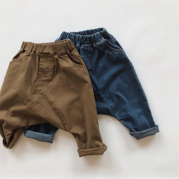 jeans spring fall boys and girls retro denim cross pants 1-6 years kids children casual all-match trousers, Blue
jeans spring fall boys and girls retro denim cross pants 1-6 years kids children casual all-match trousers, Blue