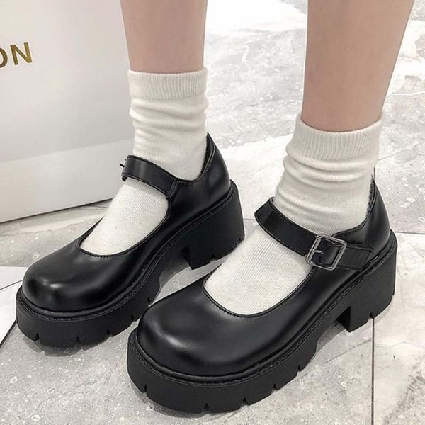 female black platform buckle marry shoes women pumps chunky casual leisure spring sweet dress
female black platform buckle marry shoes women pumps chunky casual leisure spring sweet dress