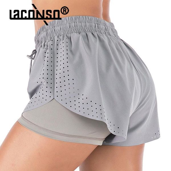 gym clothing laconso 2021 summer anti-empty running training shorts ladies double-layer fake two-piece sports yoga fitness pants women, White;black
gym clothing laconso 2021 summer anti-empty running training shorts ladies double-layer fake two-piece sports yoga fitness pants women, White;black