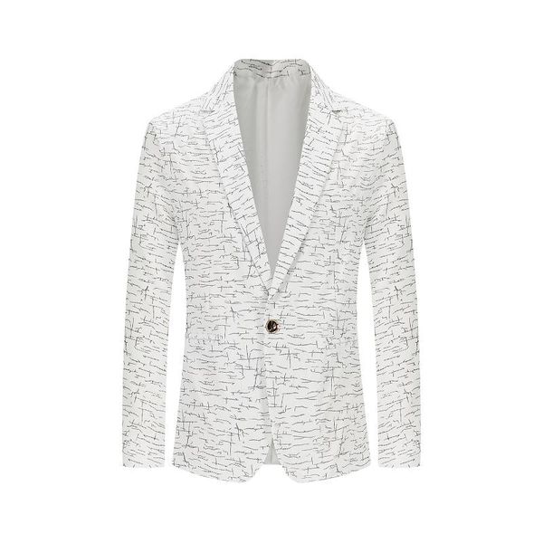 fashion striped print blazers and suits plus size single button luxury dress suit jacket men's, White;black
fashion striped print blazers and suits plus size single button luxury dress suit jacket men's, White;black