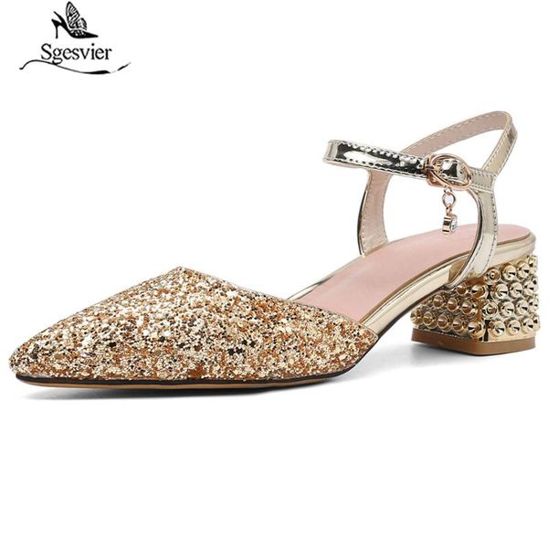 sgesvier plus size 32-43 pointed toe square heel shallow elegnat ladies shoes buckle women med heels sequins sandals g558, Black
sgesvier plus size 32-43 pointed toe square heel shallow elegnat ladies shoes buckle women med heels sequins sandals g558, Black
