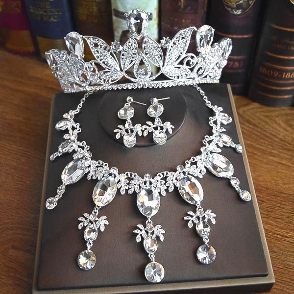 wedding party dress accessories bridal headpieces crown necklace earrings set water drop design diamonds fashion jewelry pgraphy headwear wo, Silver
wedding party dress accessories bridal headpieces crown necklace earrings set water drop design diamonds fashion jewelry pgraphy headwear wo, Silver