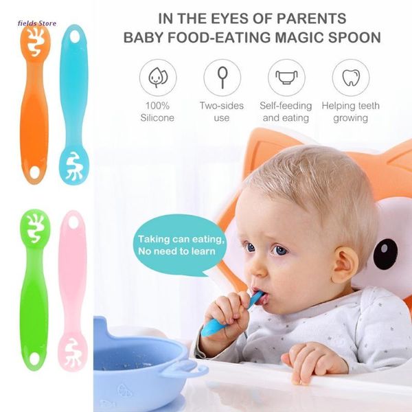 lovely baby learning spoons set toddler utensils tableware silicone teether xx9e cups, dishes &
lovely baby learning spoons set toddler utensils tableware silicone teether xx9e cups, dishes &