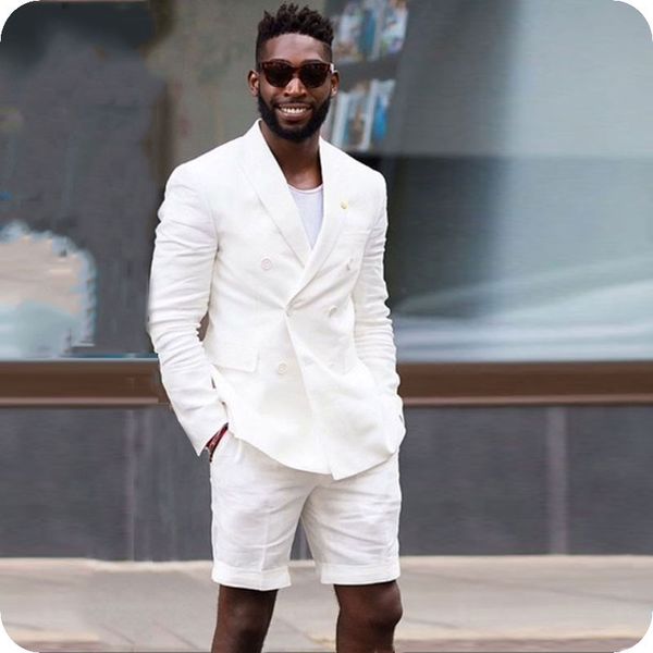 men's suits & blazers white men short pants for weddings casual summer male blazer slim fit groom tuxedo 2piece costume homme tern, White;black
men's suits & blazers white men short pants for weddings casual summer male blazer slim fit groom tuxedo 2piece costume homme tern, White;black