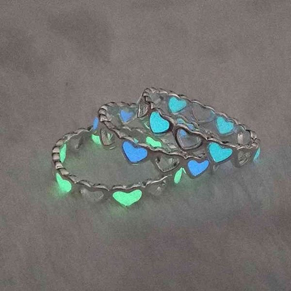 love ring 1 pcs couple luminous finger rings for women men glowing in dark heart lover wedding bands girls jewelry gift accessories, Slivery;golden
love ring 1 pcs couple luminous finger rings for women men glowing in dark heart lover wedding bands girls jewelry gift accessories, Slivery;golden