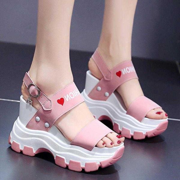 sandals slope heel sandals, fairy style, style of net red muffin, thick soled open toe high heels in summer, Black
sandals slope heel sandals, fairy style, style of net red muffin, thick soled open toe high heels in summer, Black