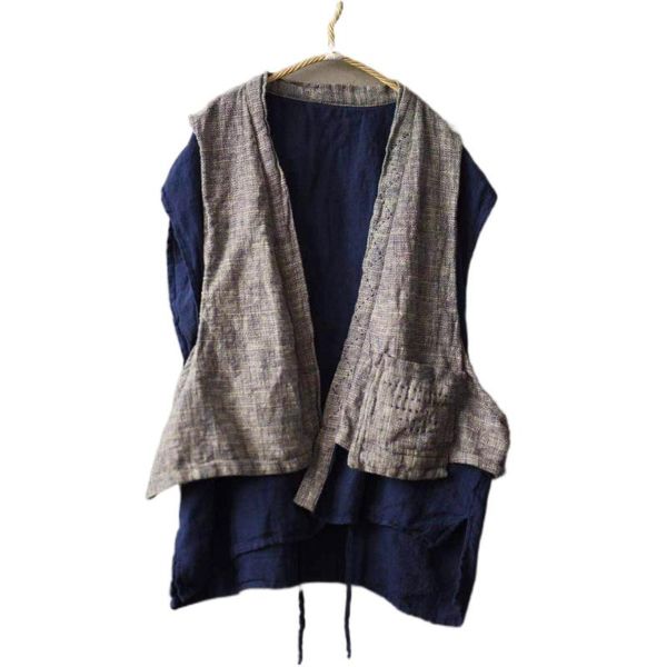 women's vests qpfjqd ladies chinese style fake 2 pieces linen outerwerar sleeveless women patchwork flax waistcoat 2021 spring autumn, Black;white
women's vests qpfjqd ladies chinese style fake 2 pieces linen outerwerar sleeveless women patchwork flax waistcoat 2021 spring autumn, Black;white