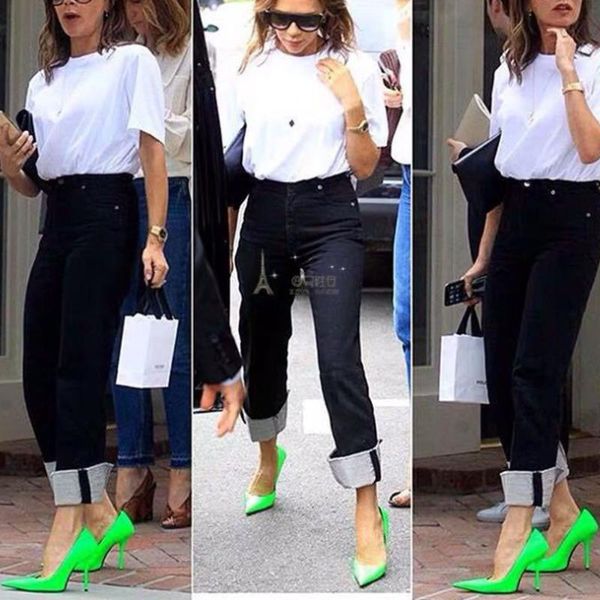 dress shoes lapolaka thin heeled stiletto green pointed toe party modern lady pumps fashion high heels women, Black
dress shoes lapolaka thin heeled stiletto green pointed toe party modern lady pumps fashion high heels women, Black