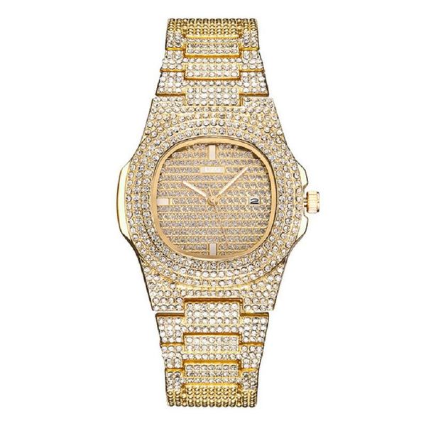 wristwatches 2021 luxury rhinestone bracelet watch ladies diamond fashion rose gold dress stainless steel crystal clock, Slivery;brown