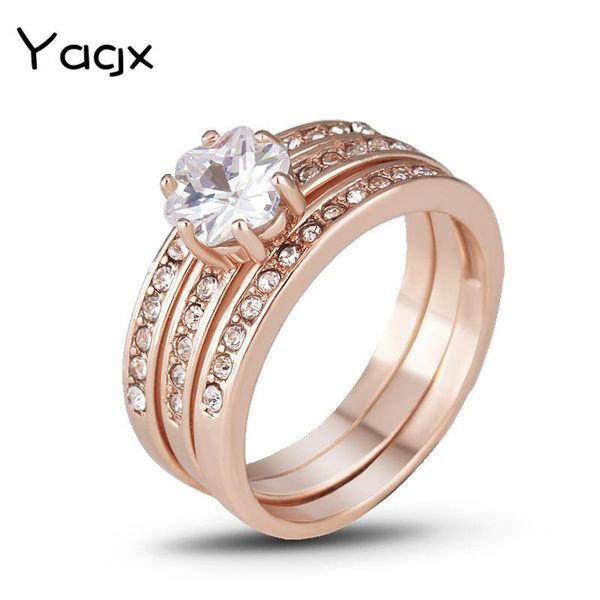 wedding rings luxury female 3pcs / set zircon stone ring silver plated for women promise of love engagement gift j01086, Slivery;golden
wedding rings luxury female 3pcs / set zircon stone ring silver plated for women promise of love engagement gift j01086, Slivery;golden