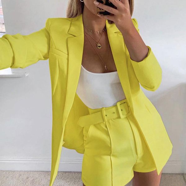 yiciya elegante mode 2 womenpant stuk vrouwen sets outfits verenigde kleur blazer shorts twee long samen kleding, White
yiciya elegante mode 2 womenpant stuk vrouwen sets outfits verenigde kleur blazer shorts twee long samen kleding, White