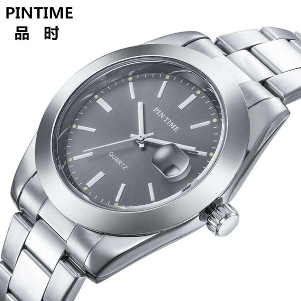 watch / pinshi high grade quartz men's fashion business calendar luminous, Slivery;brown
watch / pinshi high grade quartz men's fashion business calendar luminous, Slivery;brown