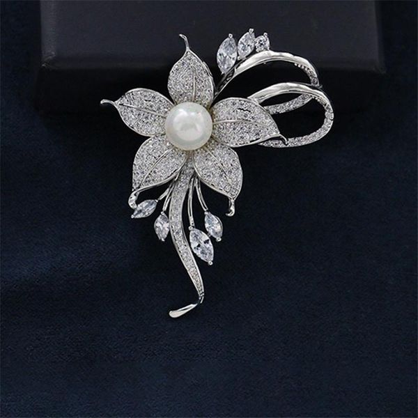pins, brooches liemjee fashion temperament creative jewelry zircon pearl flower brooch for women feature namour charm gift all seasons, Gray
pins, brooches liemjee fashion temperament creative jewelry zircon pearl flower brooch for women feature namour charm gift all seasons, Gray
