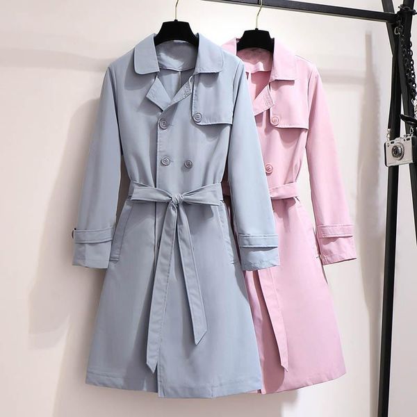 women's trench coats autumn coat women plus size bust 150cm 5xl 6xl 7xl 8xl 9xl pink blue colors, Tan;black
women's trench coats autumn coat women plus size bust 150cm 5xl 6xl 7xl 8xl 9xl pink blue colors, Tan;black