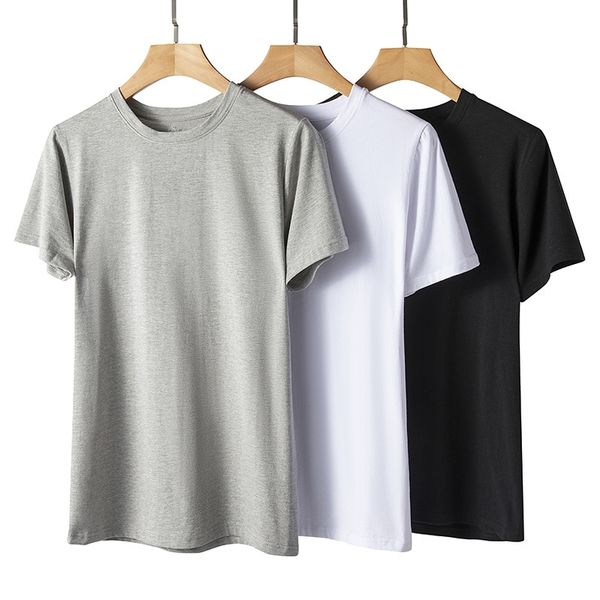 summer new half short sleeve pure elastic round neck white cotton t-shirt men's t-shirt, White;black
summer new half short sleeve pure elastic round neck white cotton t-shirt men's t-shirt, White;black