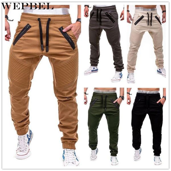 men fashion zipper sport cotton pants drawstring sports trousers solid sweatpants men's, Black
men fashion zipper sport cotton pants drawstring sports trousers solid sweatpants men's, Black