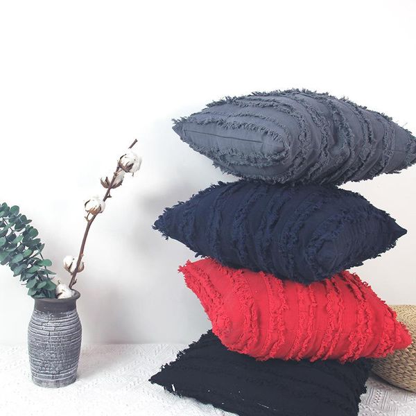 cushion/decorative pillow 45cm*45cm cotton and linen pillowcase tassel jacquard fine stitch perfect workmanship home decoration navadid deco
cushion/decorative pillow 45cm*45cm cotton and linen pillowcase tassel jacquard fine stitch perfect workmanship home decoration navadid deco