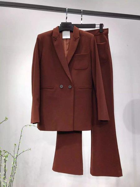 elfstyle laple double-breasted blazer - wine red wide leg pants trousers 2 piece set women's two, White
elfstyle laple double-breasted blazer - wine red wide leg pants trousers 2 piece set women's two, White