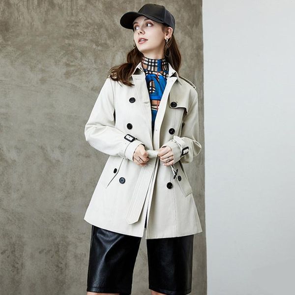 women's trench coats windbreaker mid-length 2022 spring and autumn high-end temperament classic cotton waterproof coat female, Tan;black
women's trench coats windbreaker mid-length 2022 spring and autumn high-end temperament classic cotton waterproof coat female, Tan;black