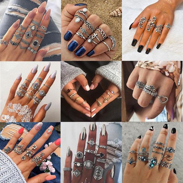 cluster rings 15 pcs/set bohemian retro crystal flower leaf hollow lotus gem ring set women wedding anniversary punk jewelry gift 3x362, Golden;silver
cluster rings 15 pcs/set bohemian retro crystal flower leaf hollow lotus gem ring set women wedding anniversary punk jewelry gift 3x362, Golden;silver