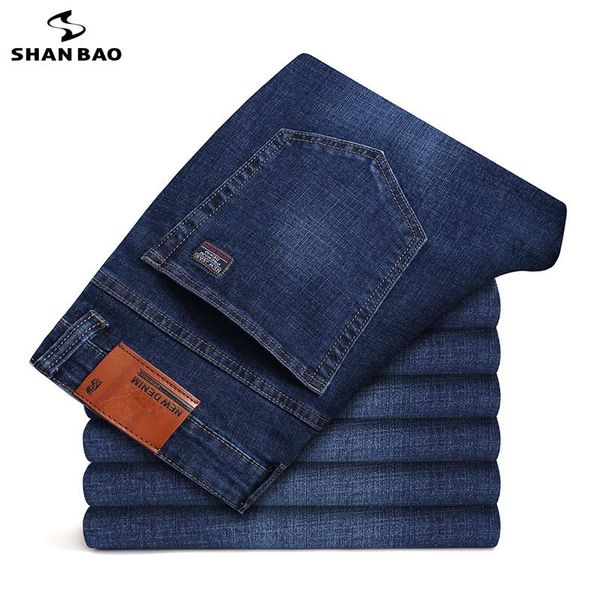 men's jeans shan bao 2021 autumn casual brand young fitted straight classic style slim stretch denim blue black
men's jeans shan bao 2021 autumn casual brand young fitted straight classic style slim stretch denim blue black