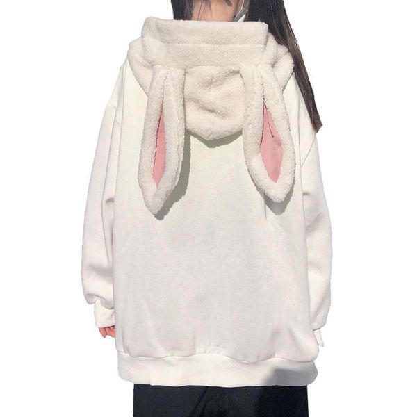 women's hoodies & sweatshirts japan kawaii girls white fluffy ears fleece hooded sweatshirt women winter lolita cute plush oversized p, Black
women's hoodies & sweatshirts japan kawaii girls white fluffy ears fleece hooded sweatshirt women winter lolita cute plush oversized p, Black