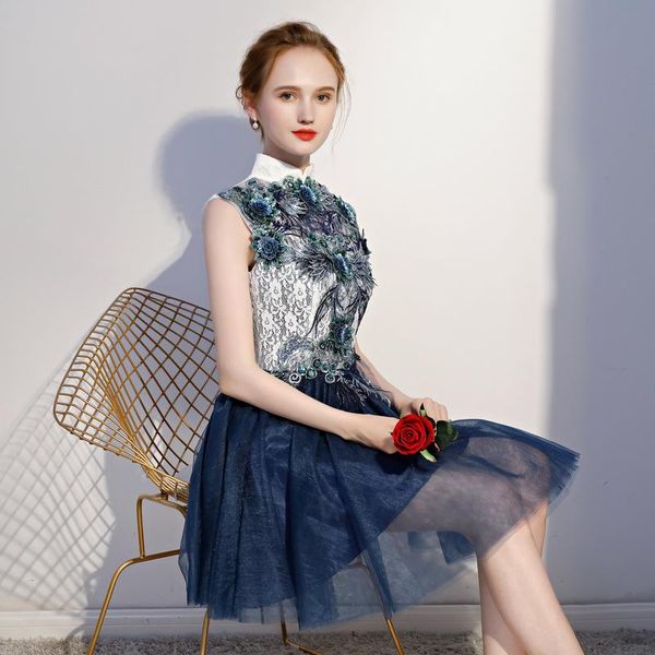 ethnic clothing bridesmaid dress female 2021 summer elegant short bridal banquet host graduation evening, Red
ethnic clothing bridesmaid dress female 2021 summer elegant short bridal banquet host graduation evening, Red
