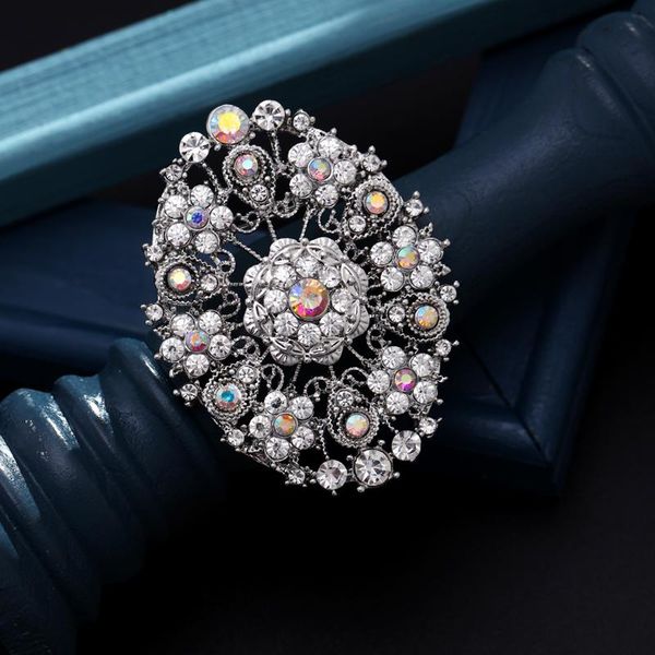 pins, brooches zoshi retro antique silver plated crystal rhinestones flower pins and for women graceful dress party bouquets gifts, Gray
pins, brooches zoshi retro antique silver plated crystal rhinestones flower pins and for women graceful dress party bouquets gifts, Gray