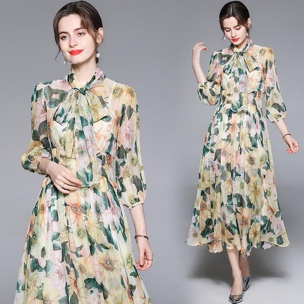 simgent summer dress women chiffon print bow half sleeve a line high waist long dresses vestidos 2021 fashion jurken sg13236 casual, Black;gray
simgent summer dress women chiffon print bow half sleeve a line high waist long dresses vestidos 2021 fashion jurken sg13236 casual, Black;gray