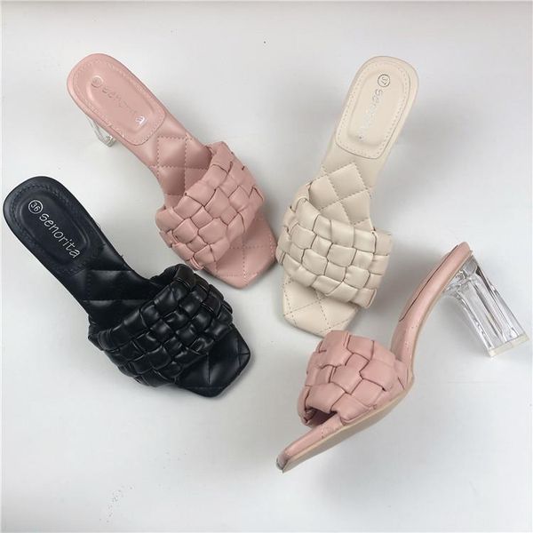 slippers high-heeled shoes lady square heel casual black sandals slides slipers women jelly flip flops block luxury beige 2021 g
slippers high-heeled shoes lady square heel casual black sandals slides slipers women jelly flip flops block luxury beige 2021 g