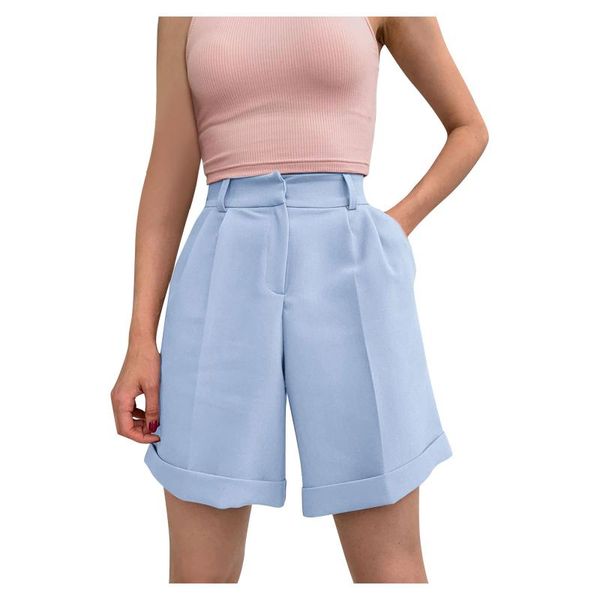 women's shorts women 2021 solid soft cotton elastic waist loose breathable quick dry pocket wide leg casual summer woman, White;black
women's shorts women 2021 solid soft cotton elastic waist loose breathable quick dry pocket wide leg casual summer woman, White;black