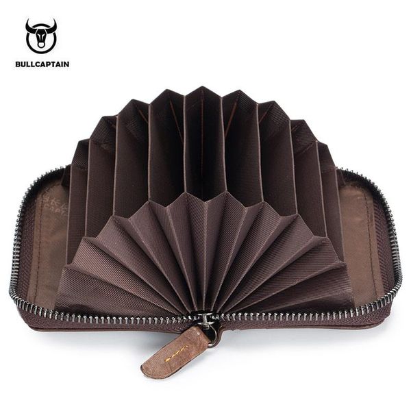 card holders bullcaptain cow leather business women holder cards men and wonmen pack real cardholder zipper credit solid wallet, Brown;gray
card holders bullcaptain cow leather business women holder cards men and wonmen pack real cardholder zipper credit solid wallet, Brown;gray