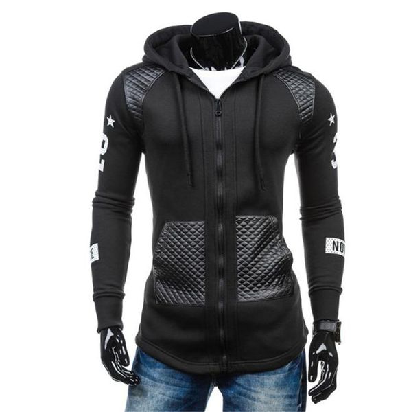 men's & patchwork cardigan hoodies sports baseball slim long sleeve hooded designer mens sweatshirts casual homme clothes, Black
men's & patchwork cardigan hoodies sports baseball slim long sleeve hooded designer mens sweatshirts casual homme clothes, Black