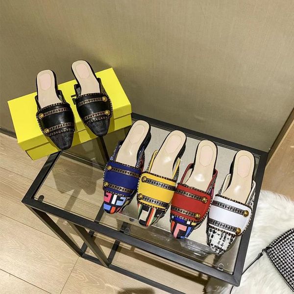 slippers 2021 summer fashion brand mules slipper med heel outsides ladies slides pointed toe slip on luxury beach shoes, Black
slippers 2021 summer fashion brand mules slipper med heel outsides ladies slides pointed toe slip on luxury beach shoes, Black
