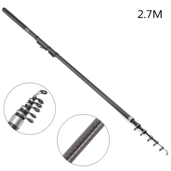 2.7m smooth and durable rock carp fishing rod 5 section carbon fiber surf spinning pole boat rods
2.7m smooth and durable rock carp fishing rod 5 section carbon fiber surf spinning pole boat rods