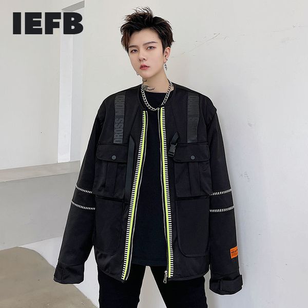 iefb men's spring jacket zipper long sleeve zipper loose oversized workwear black jacket for male letter print9y6642 210524, Black;brown
iefb men's spring jacket zipper long sleeve zipper loose oversized workwear black jacket for male letter print9y6642 210524, Black;brown