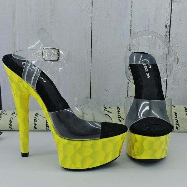 leecabe yellow materials covered 15cm/6inch women's platform sandals party high heels shoes pole dancing, Black
leecabe yellow materials covered 15cm/6inch women's platform sandals party high heels shoes pole dancing, Black