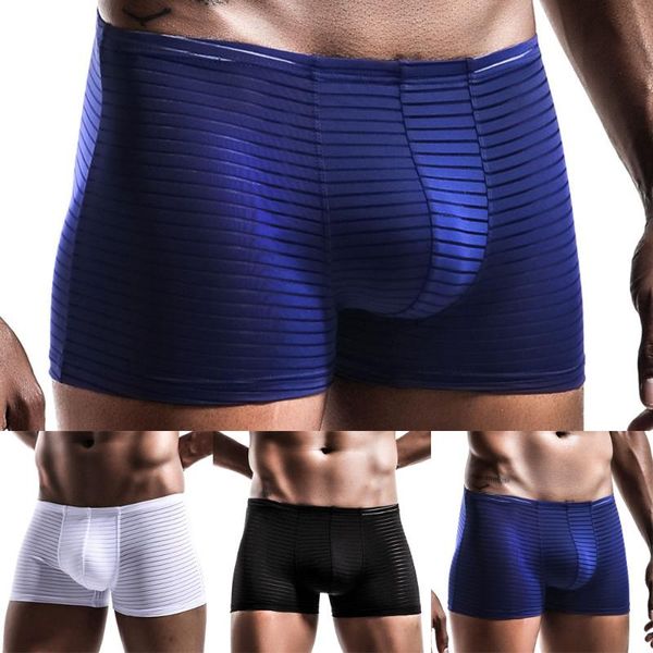 underpants men boxer see-through striped briefs sheer mesh sissy pouch pantie fashion bottom shorts pant underwear lingerie, Black;white
underpants men boxer see-through striped briefs sheer mesh sissy pouch pantie fashion bottom shorts pant underwear lingerie, Black;white