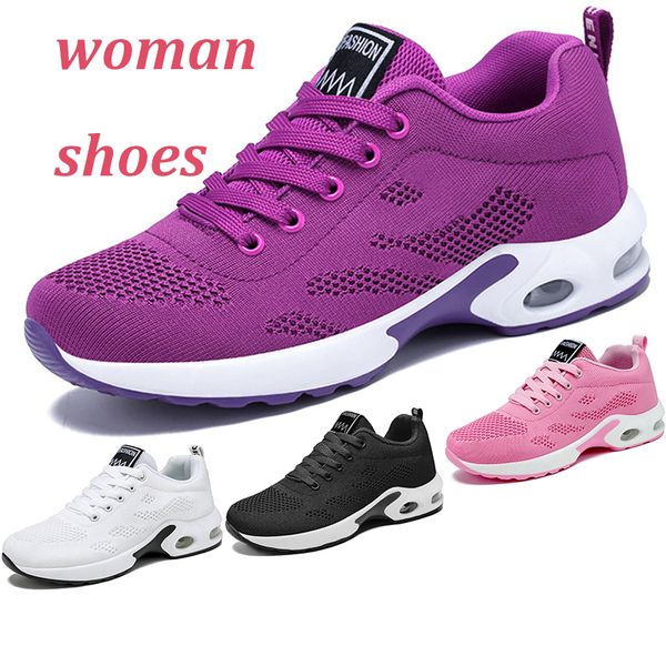 2021 foreign trade women's breathable soft-soled running shoes pink red purple black white korean leisure air cushion sports twenty one
2021 foreign trade women's breathable soft-soled running shoes pink red purple black white korean leisure air cushion sports twenty one