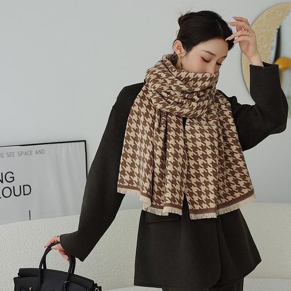 scarves 2021 thickened plover cashmere scarf fashion luxury warm shawl wraps female plaid foulard bandana brand thick hijab, Blue;gray
scarves 2021 thickened plover cashmere scarf fashion luxury warm shawl wraps female plaid foulard bandana brand thick hijab, Blue;gray