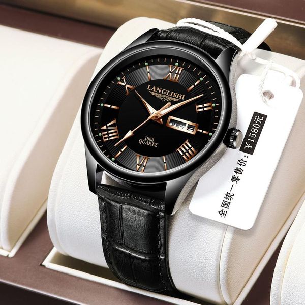 wristwatches langlishi watch men fashion simple leather quartz watches sport waterproof luminous date week clock wristwatch, Slivery;brown
wristwatches langlishi watch men fashion simple leather quartz watches sport waterproof luminous date week clock wristwatch, Slivery;brown